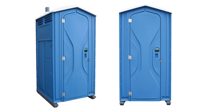 Long-term porta potty units on site in Santa Fe, New Mexico